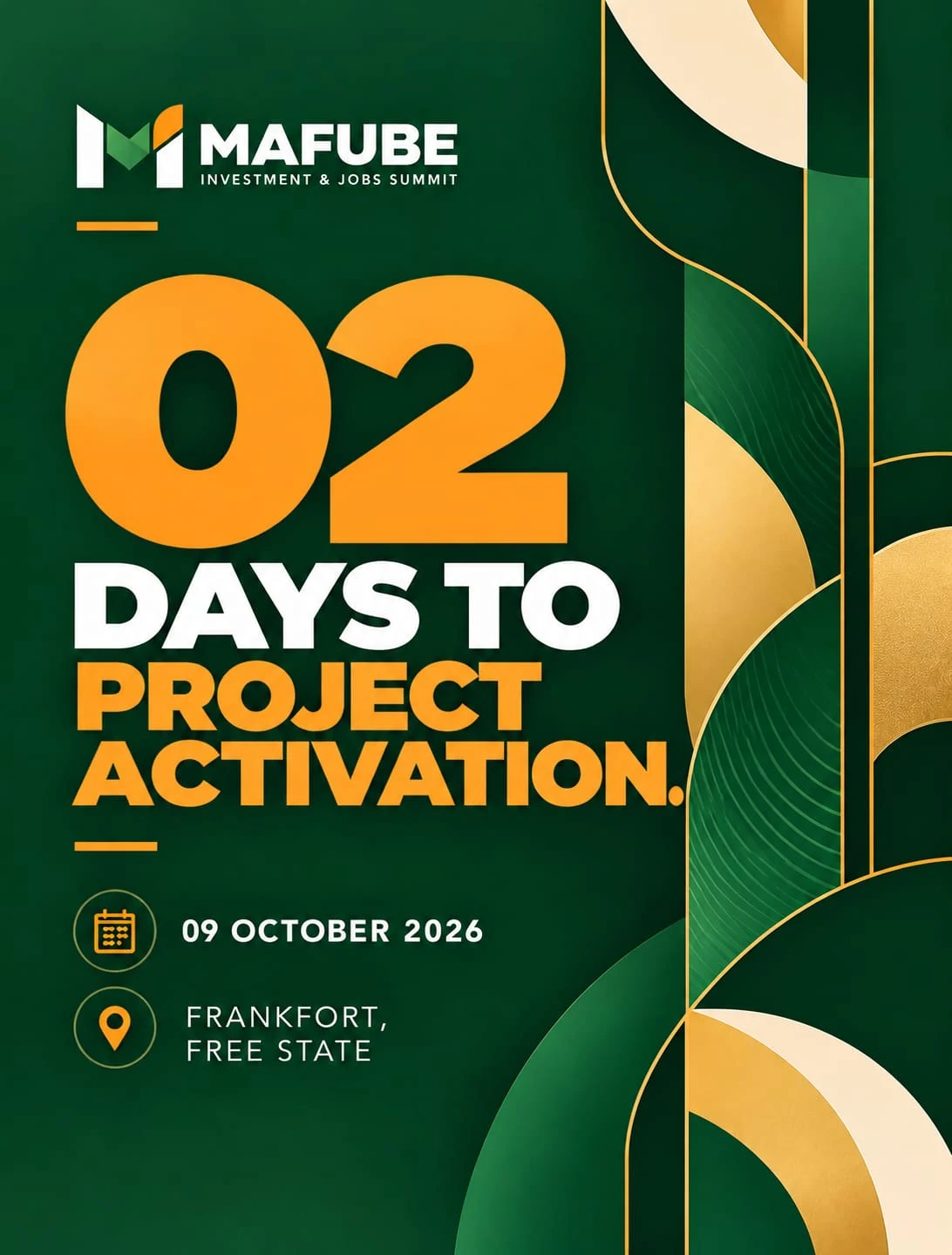 Mafube Investment & Jobs Summit campaign design: Two days to project activation
